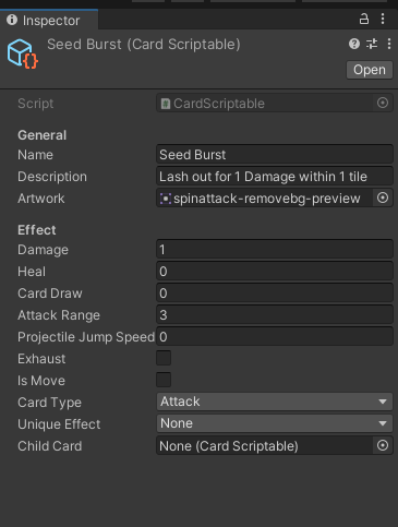Card Scriptable object image
